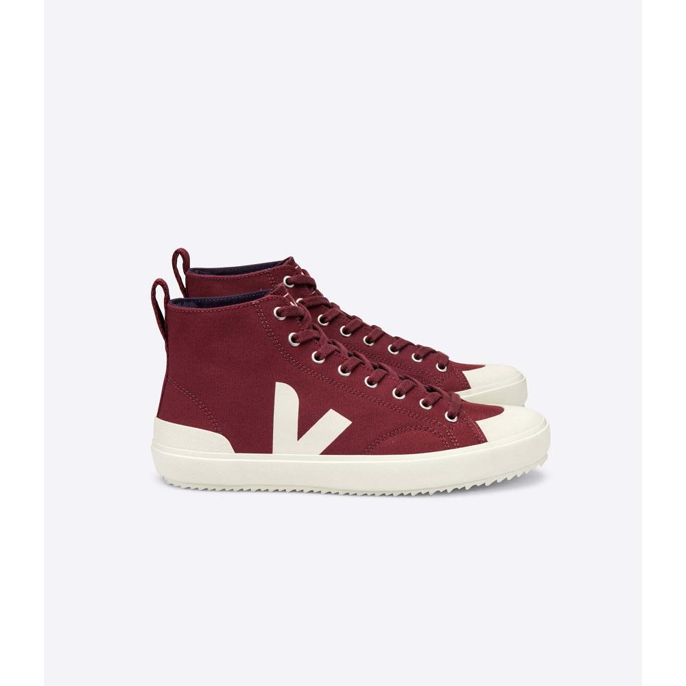 Burgundy Men\'s Veja NOVA HT CANVAS High Tops | AU 105SGL